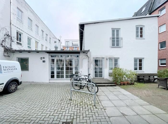 Büro mieten Hamburg-Ottensen: Hinterhof-Loft, Große Brunnenstraße 116. nahe Bahnhof Altona