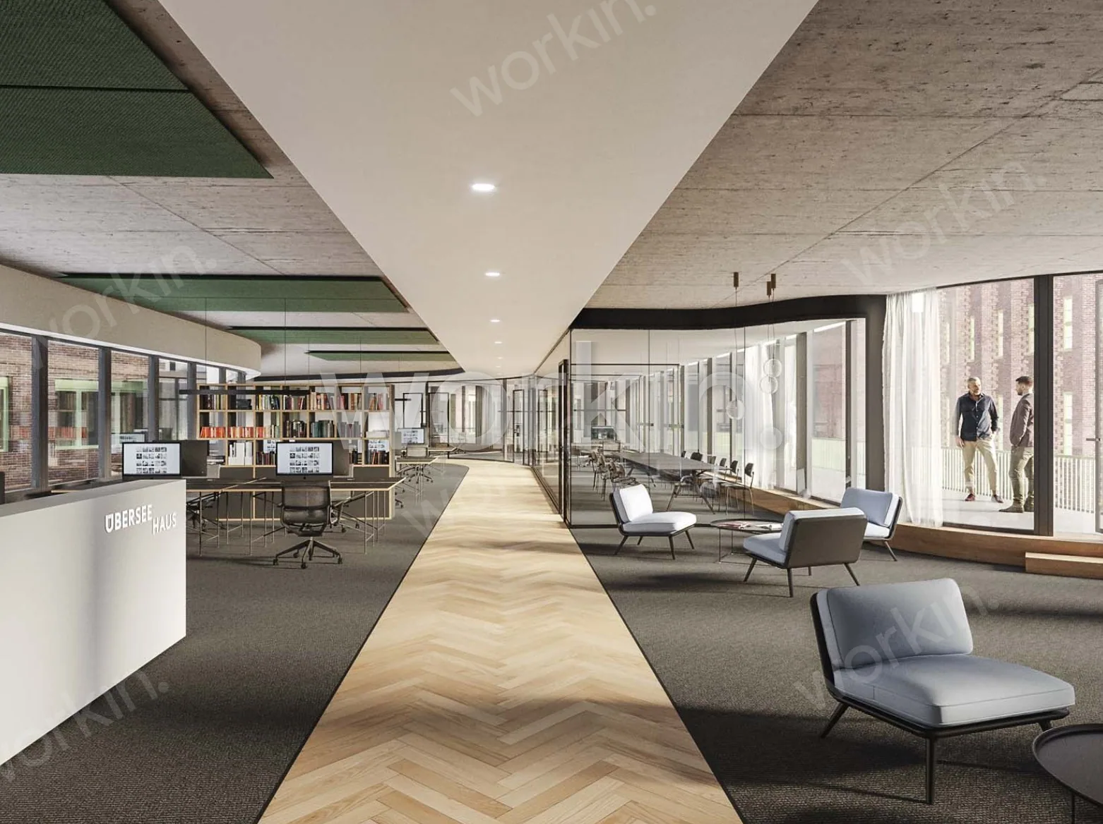 Büro mieten Hamburg-Neustadt: Überseehaus 2.0, Baumwall 5-7. nahe Hauptbahnhof. Foto 2