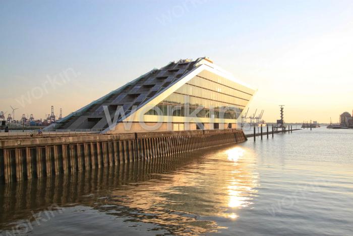 Büro mieten Hamburg-Altona: Dockland, Van-der-Smissen-Straße 9. nahe Bahnhof Altona