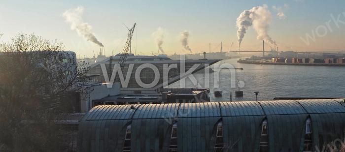 Büro mieten Hamburg-Altona: Dockland, Van-der-Smissen-Straße 9. nahe Bahnhof Altona. Foto 4
