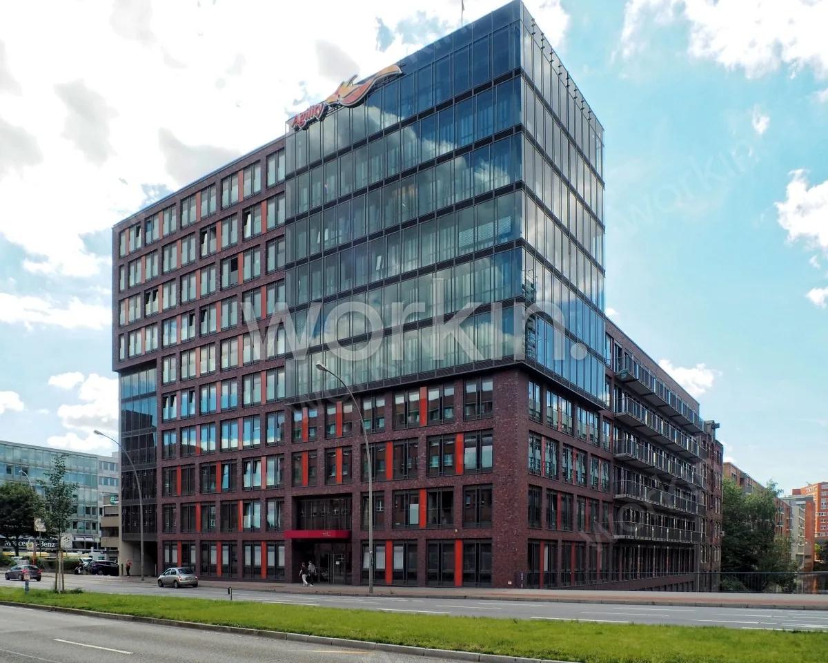 Büro mieten Hamburg-Hammerbrook: H82, Heidenkampsweg 82. nahe Süderstraße. Foto 1