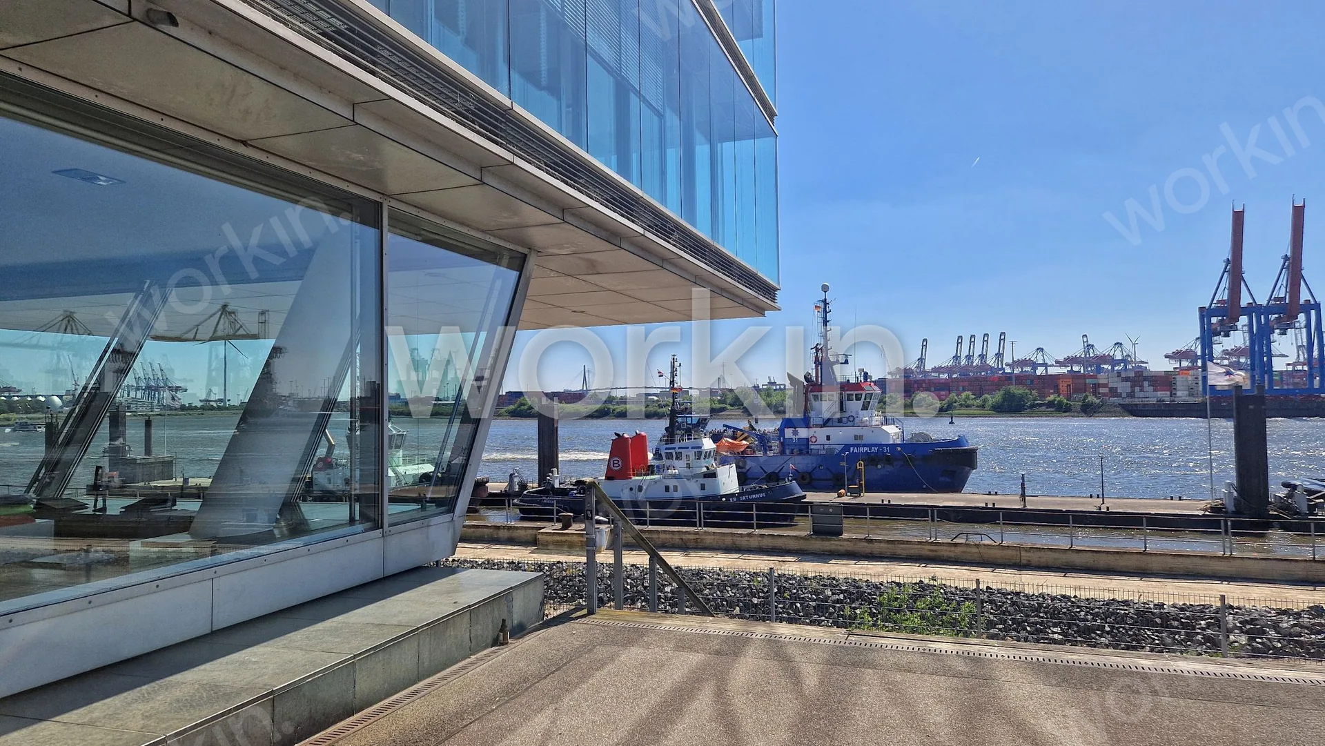 Büro mieten Hamburg-Ottensen: Hanse Gate, Neumühlen 13-15. nahe Lawaetzhaus. Foto 2