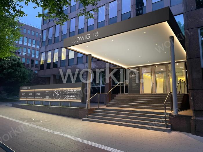 Büro mieten Hamburg-Neustadt: LES Michel, Ludwig-Erhard-Straße 18-20. nahe Dammtorbahnhof. Foto 4