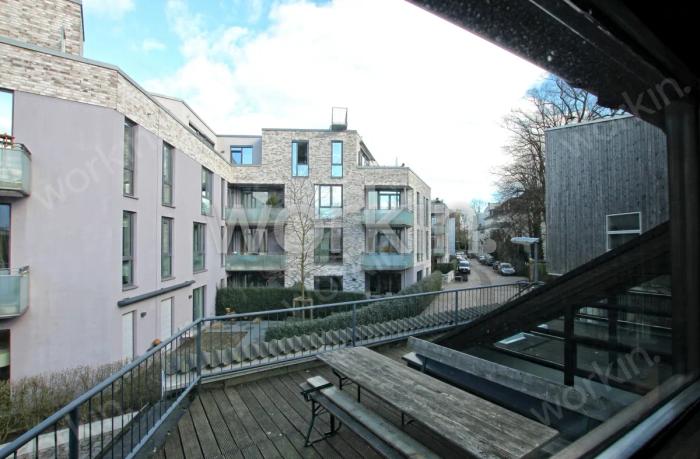 Büro mieten Hamburg-Ottensen: Alte Remise, Kirchentwiete 37-39. nahe Bahnhof Altona. Foto 2