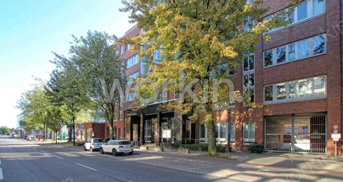 Büro mieten Hamburg-Hammerbrook: Campus 24, Süderstraße 24. nahe Hauptbahnhof