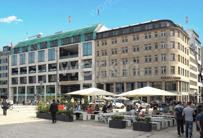 Büro mieten Hamburg-Altstadt (City): Europa Passage, Hermannstraße 9-15. nahe Hauptbahnhof