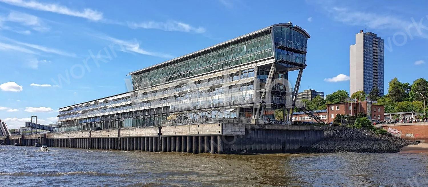 Büro mieten Hamburg-Altona: England-Terminal, Van-der-Smissen-Straße 1-2. nahe Königstraße. Foto 1