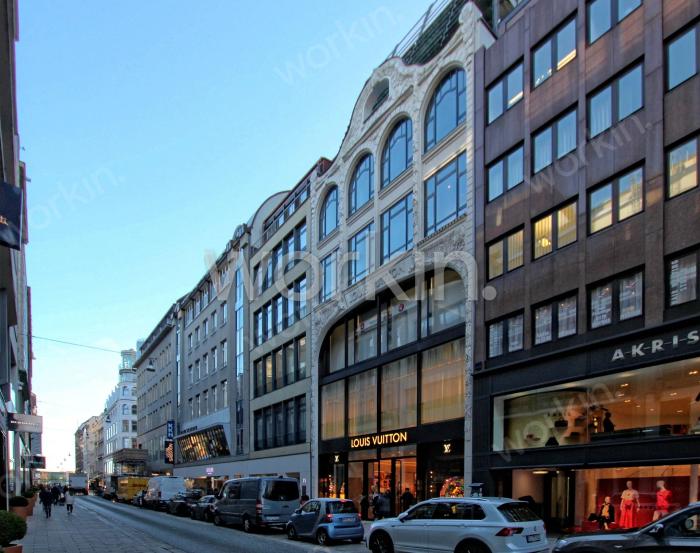 Büro mieten Hamburg-Neustadt: Louis Vuitton Haus, Alsterarkaden 20. nahe Jungfernstieg