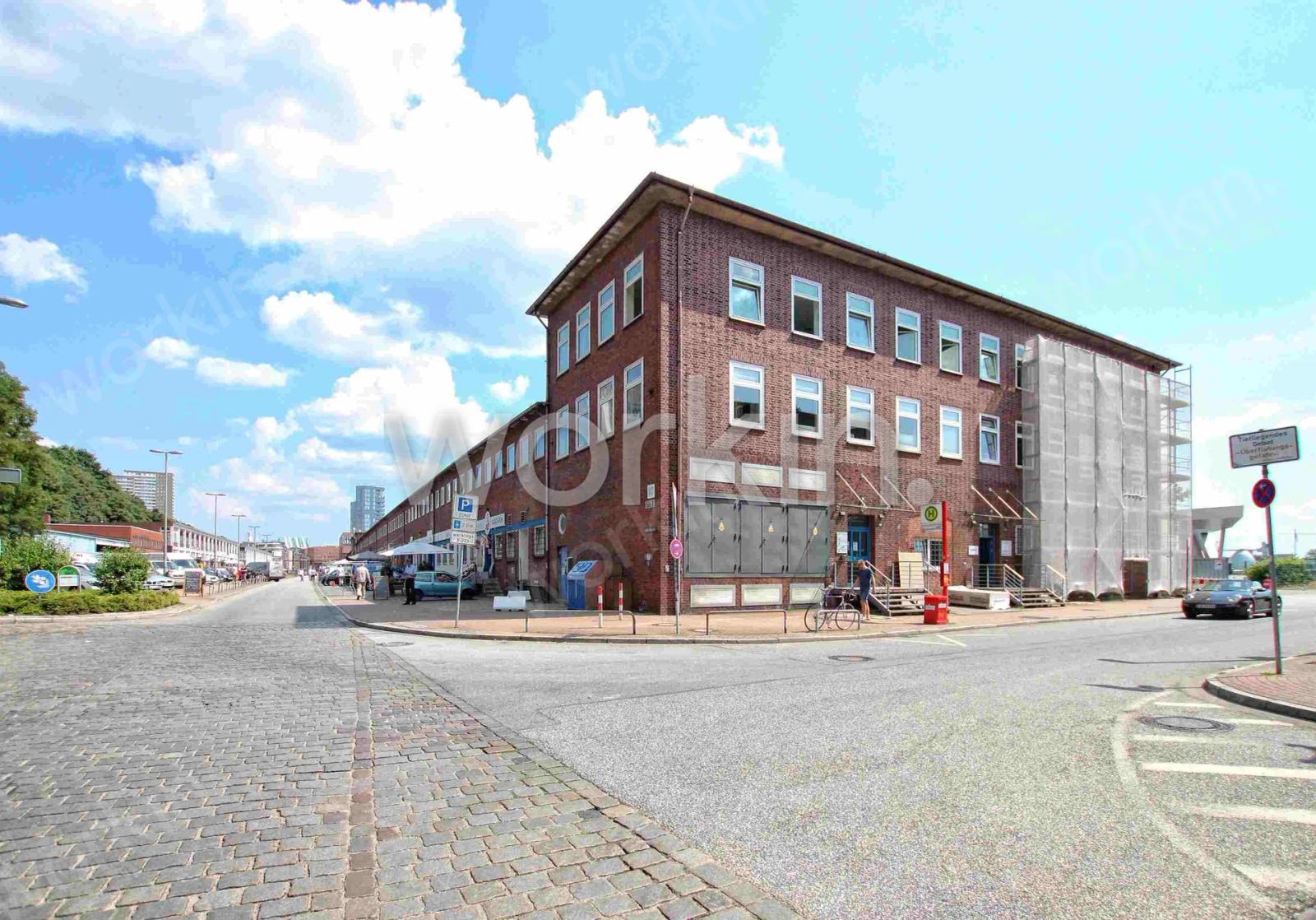 Büro mieten Hamburg-Altona: Fischmarkt Büros, Große Elbstraße 117-141. nahe Bahnhof Altona. Foto 1
