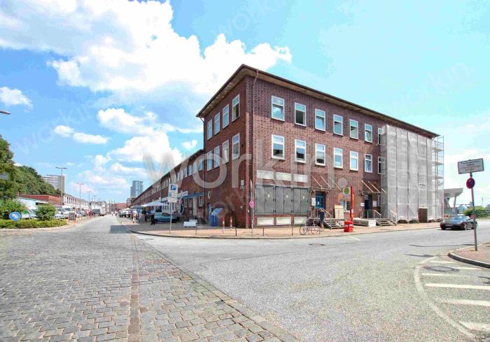 Büro mieten Hamburg-Altona: Fischmarkt Büros, Große Elbstraße 117-141. nahe Bahnhof Altona