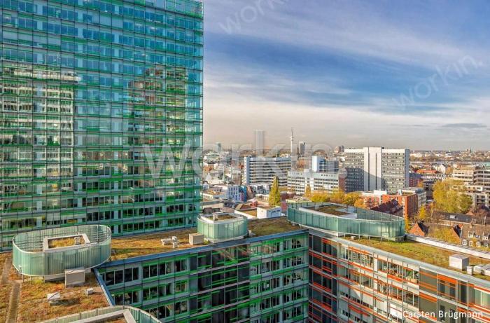 Büro mieten Hamburg-St. Georg: Berliner Tor Center, Beim Strohhause 17-31. nahe Hauptbahnhof. Foto 2