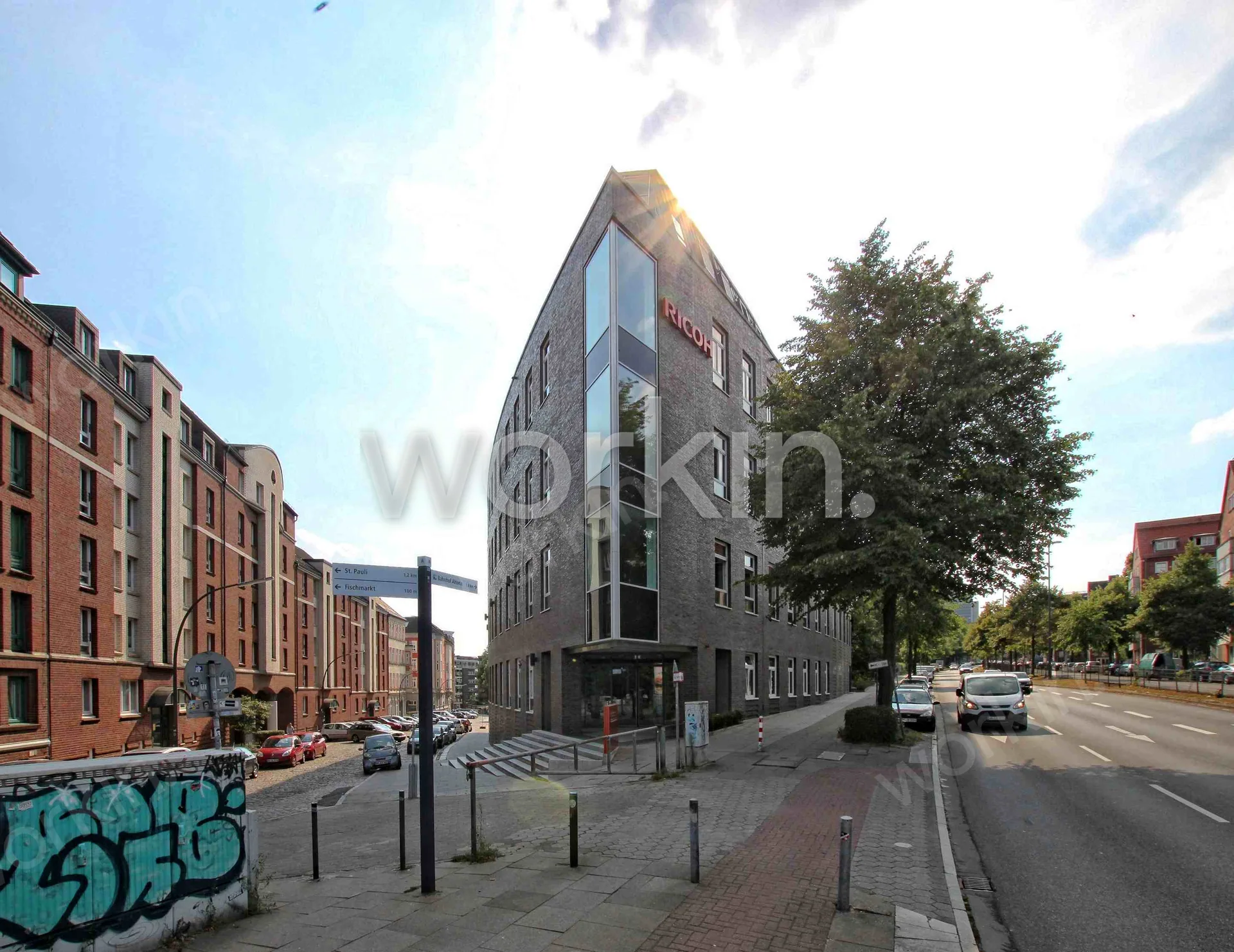 Büro mieten Hamburg-Altona: Elbdreieck, Breite Straße 61. nahe Fischmarkt. Foto 4