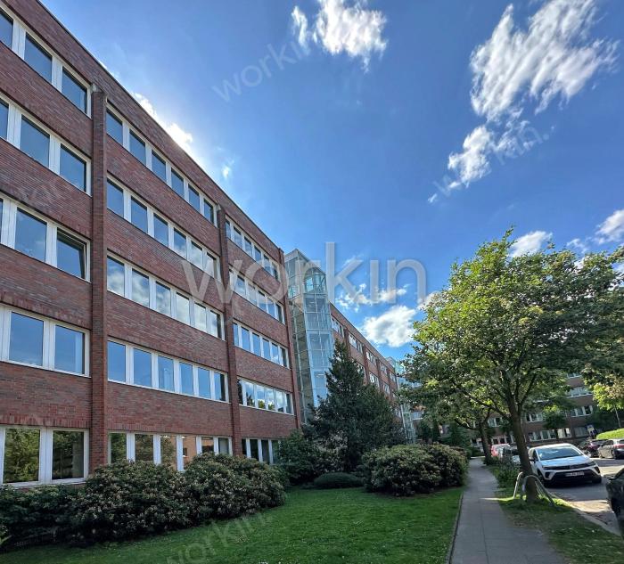 Büro mieten Hamburg-Barmbek-Süd: Bürohaus III, Lachnerstraße 2. nahe Biedermannplatz. Foto 3