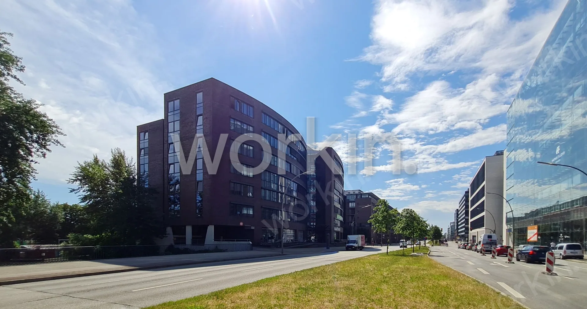 Büro mieten Hamburg-Hammerbrook: Kühle Fleetbüros, Heidenkampsweg 51-57. nahe Wendenstraße. Foto 2