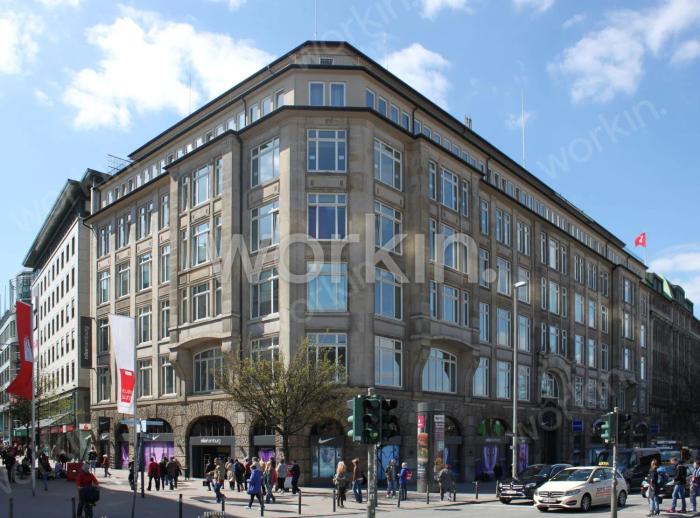 Büro mieten Hamburg-Altstadt (City): Klosterburg, Glockengießerwall 1. nahe Hauptbahnhof
