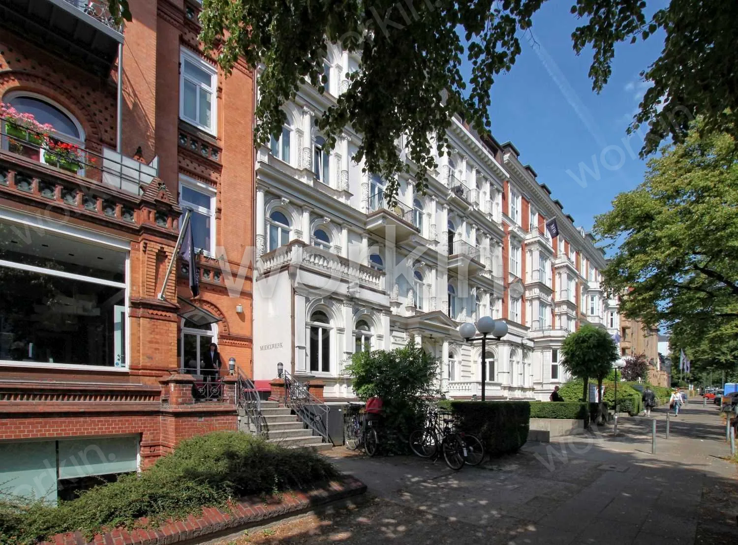 Büro mieten Hamburg-Rotherbaum: Altbau am Rothenbaum, Rothenbaumchaussee 3. nahe Bahnhof Dammtor. Foto 4