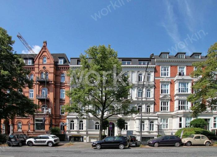 Büro mieten Hamburg-Rotherbaum: Altbau am Rothenbaum, Rothenbaumchaussee 3. nahe Bahnhof Dammtor