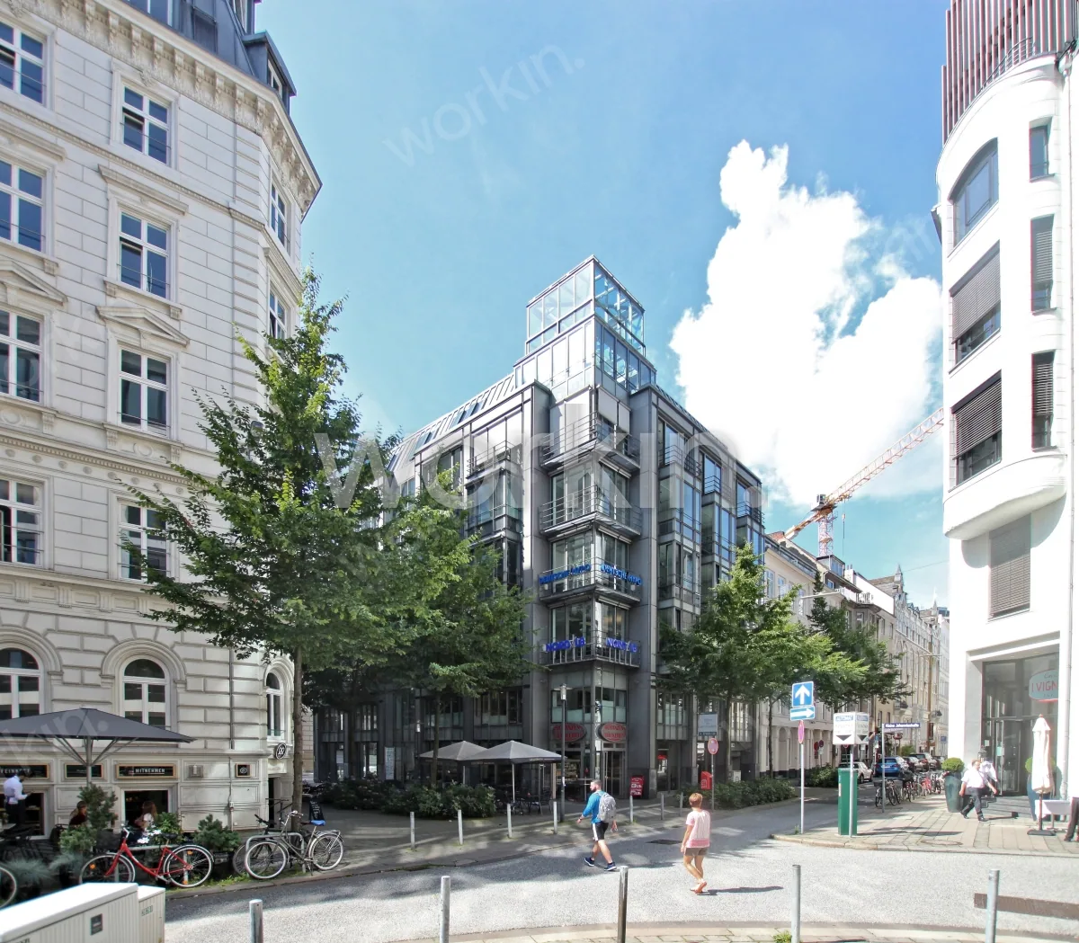 Büro mieten Hamburg-Altstadt (City): BS4, Brodschrangen 4. nahe Hauptbahnhof. Foto 1