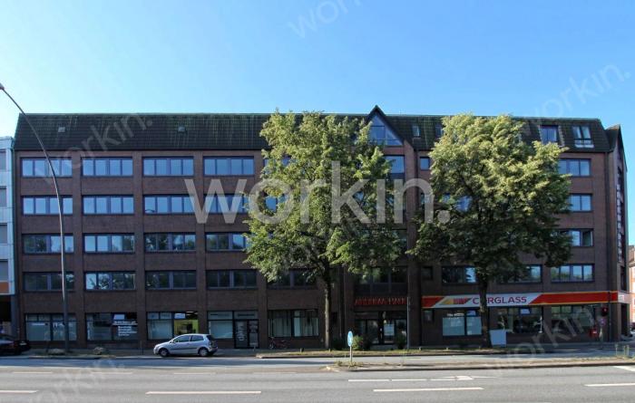 Büro mieten Hamburg-Hammerbrook: Arbuma Haus, Eiffestraße 596 - 598. nahe Rauhes Haus