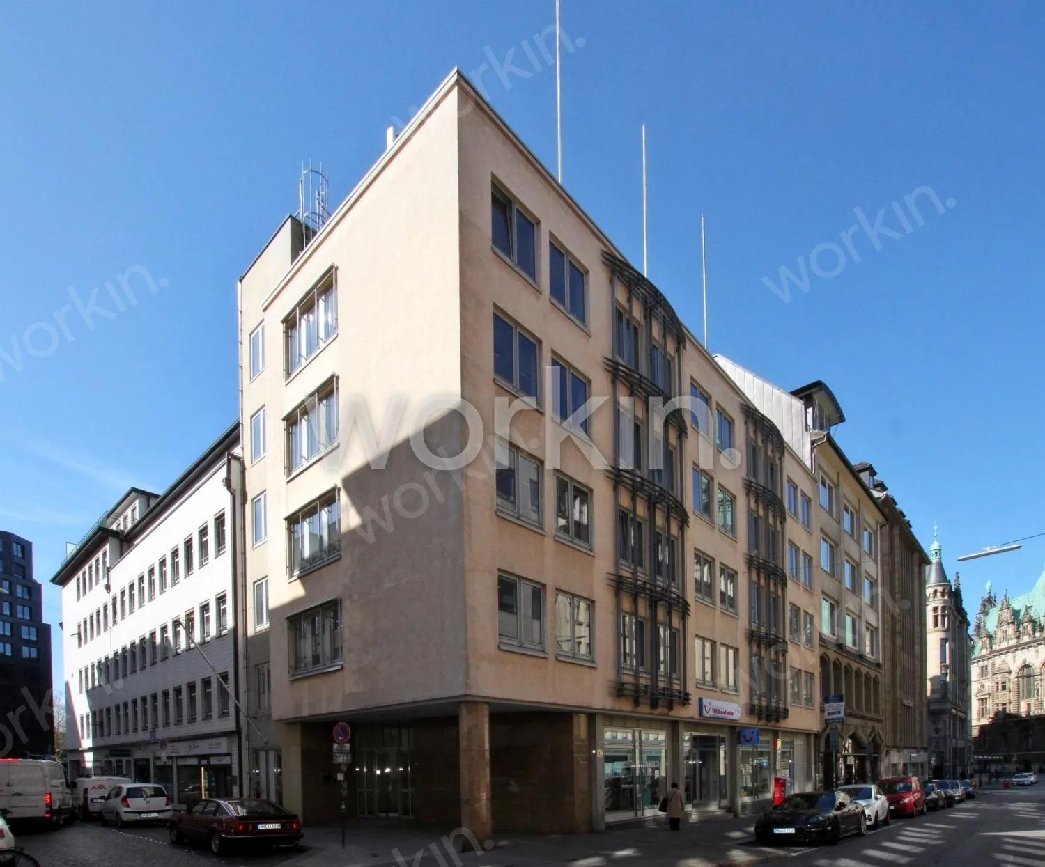 Büro mieten Hamburg-Altstadt (City): JOS. HANSEN HAUS, Rathausstraße 6. nahe Hauptbahnhof. Foto 1
