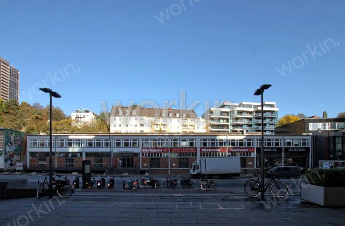 Büro mieten Hamburg-Altona: Markthalle am Fischmarkt, Große Elbstraße 158-162