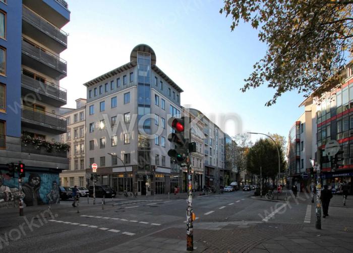 Büro mieten Hamburg-Sternschanze: Ecklage Szeneviertel, Kampstraße 4. nahe Dammtorbahnhof