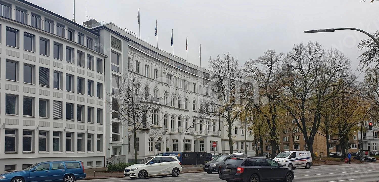 Büro mieten Hamburg-St. Georg: Prem-Contor, An der Alster 9. nahe Hauptbahnhof. Foto 1