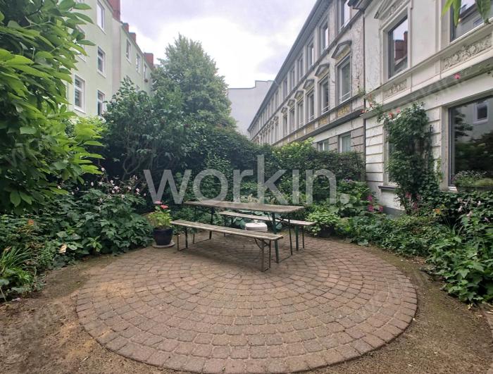 Büro mieten Hamburg-Eimsbüttel: Hinterhof Loft-Bürohaus, Fettstraße. Foto 4