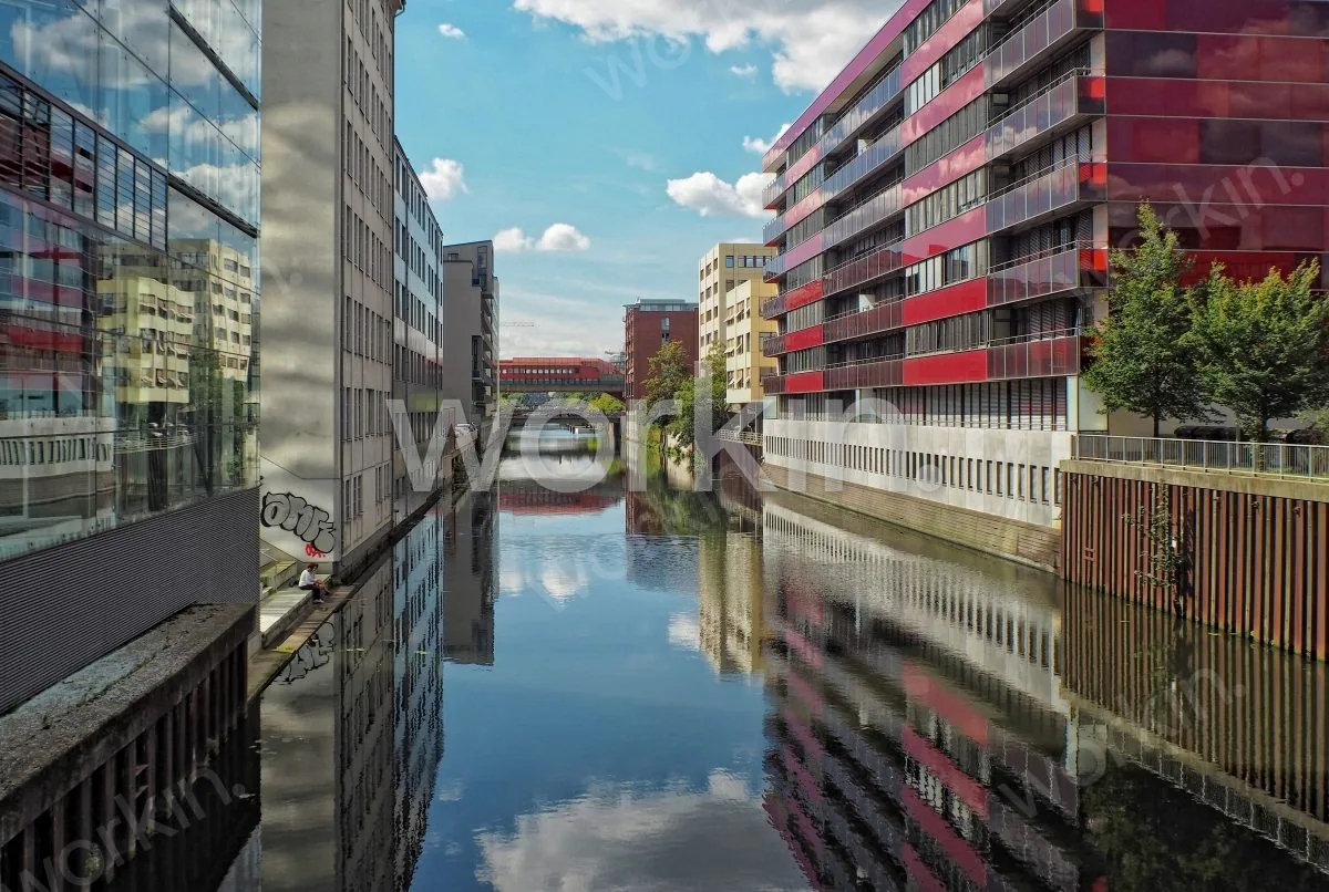 Büro mieten Hamburg-Hammerbrook: FrankenQuai, Frankenstraße 18-20. nahe Hauptbahnhof. Foto 1