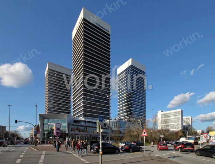 Büro mieten Hamburg-Barmbek-Süd: Mundsburg Office Tower, Hamburger Straße 11. nahe Hauptbahnhof