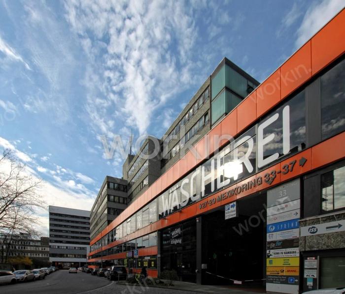 Büro mieten Hamburg-Barmbek-Nord: City Nord III, Mexikoring 27-33. nahe Sengelmannstraße. Foto 2