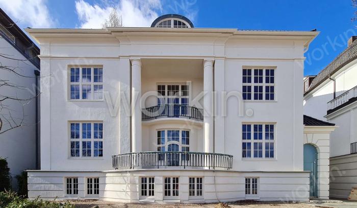 Büro mieten Hamburg-Rotherbaum: Alster Villa, Alsterufer 35. nahe Fontenay