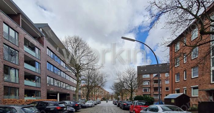 Büro mieten Hamburg-Barmbek-Süd: Bürohaus Barmbek-Süd, Schleidenstraße 1-3. nahe Hauptbahnhof. Foto 2