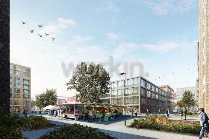 Büro mieten Hamburg-Ottensen: Kolbenhöfe - Halle VI, Friedensallee 128. nahe Bahrenfeld. Foto 3