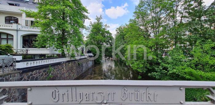Büro mieten Hamburg-Winterhude: Hofwegkanal, Hofweg 96. nahe Hans-Henny-Jahnn-Weg. Foto 3