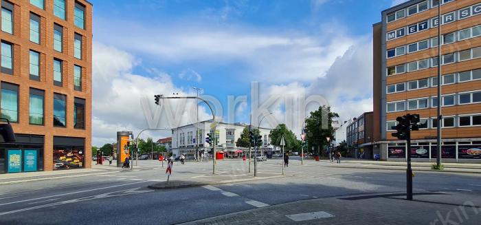 Büro mieten Hamburg-Barmbek-Nord: Fuhle mittendrin, Fuhlsbüttler Straße 107-109. nahe Hauptbahnhof