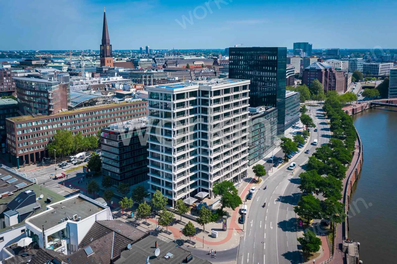 Büro mieten Hamburg-Altstadt (City): Spiegeltower, Brandstwiete 3. nahe Rathausmarkt. Foto 1