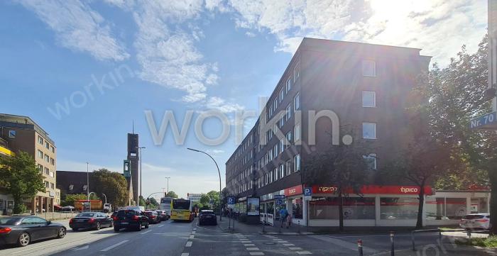 Büro mieten Hamburg-Wandsbek: Eckhaus Wandsbek Markt, Wandbeker Allee 72. nahe Hauptbahnhof