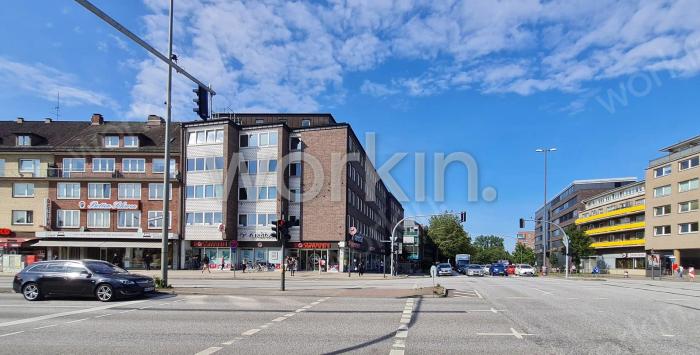 Büro mieten Hamburg-Wandsbek: Eckhaus Wandsbek Markt, Wandbeker Allee 72. nahe Hauptbahnhof. Foto 4