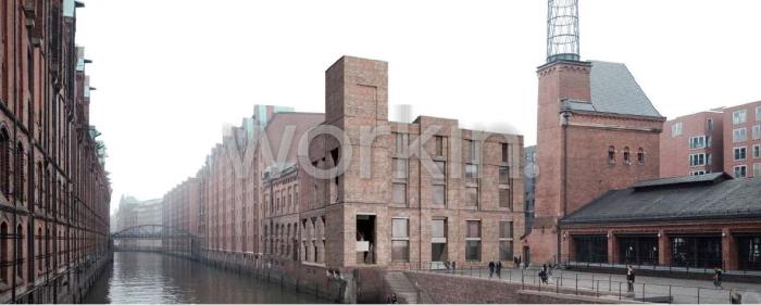 Büro mieten Hamburg-HafenCity: Maschinenzentralstation, Am Sandtorkai 28-29. nahe Hauptbahnhof. Foto 2