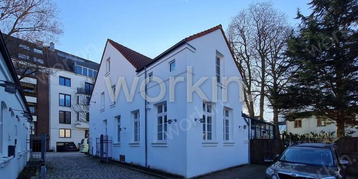 Büro mieten Hamburg-Winterhude: Ulmenhof, Ulmenstraße 29-31. nahe Hudtwalckerstraße. Foto 2