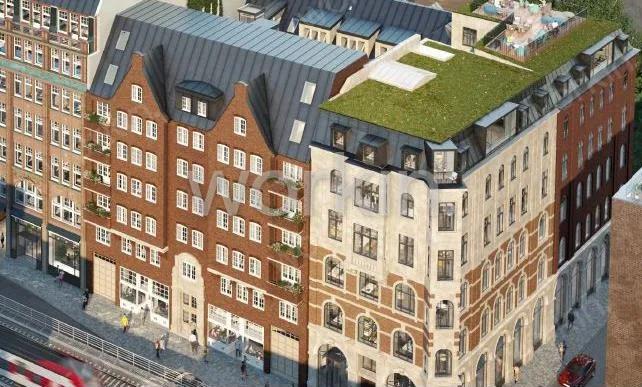 Büro mieten Hamburg-Neustadt: Flüggerhöfe - Fleethaus, Rödingsmarkt 21-23. nahe Hauptbahnhof