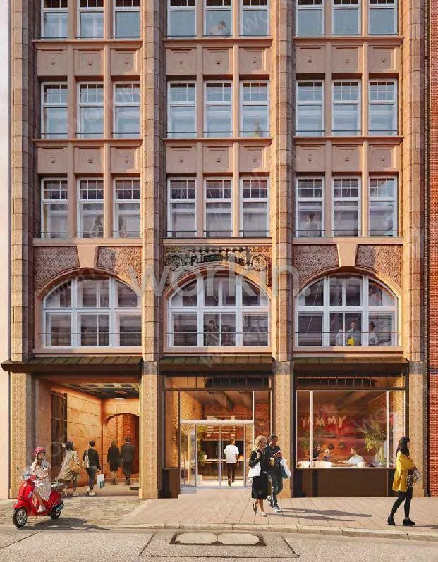 Büro mieten Hamburg-Neustadt: Flüggerhöfe - Flügger-Haus, Rödingsmarkt 19. nahe Hauptbahnhof. Foto 2