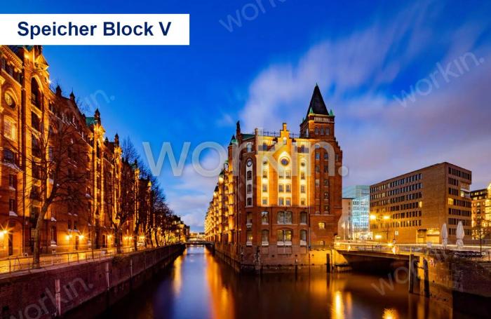 Büro mieten Hamburg-HafenCity: Speicherblock V, Brooktorkai 11-16. nahe Hauptbahnhof. Foto 4
