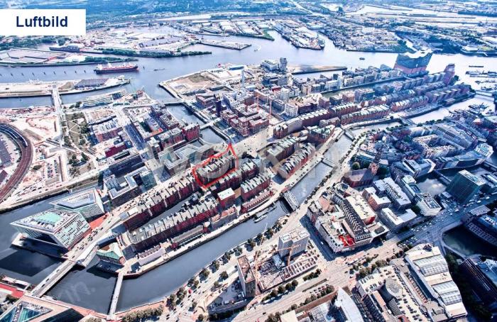 Büro mieten Hamburg-HafenCity: Speicherblock V, Brooktorkai 11-16. nahe Hauptbahnhof. Foto 5