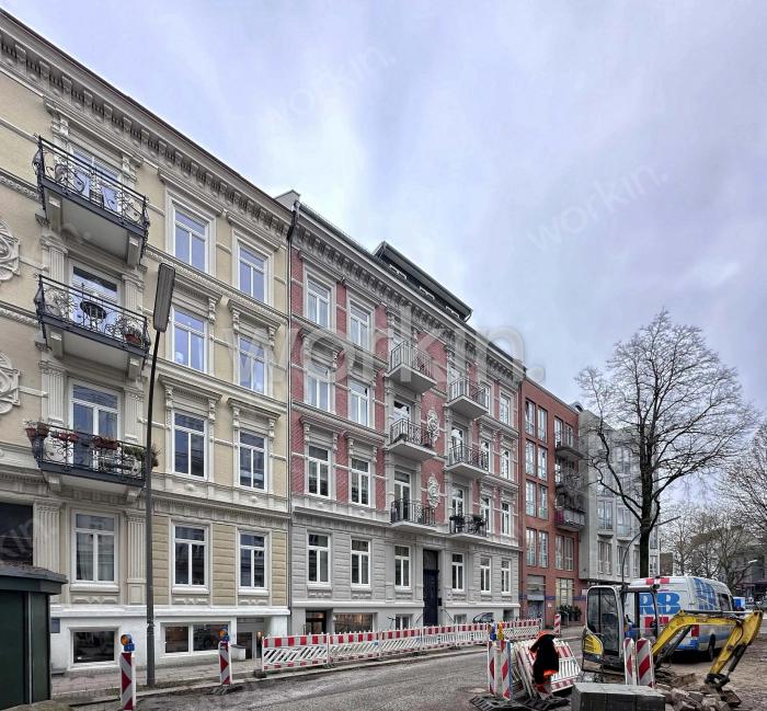 Büro mieten Hamburg-Rotherbaum: Rutschbahn, Rutschbahn 39. nahe Hallerstraße. Foto 2