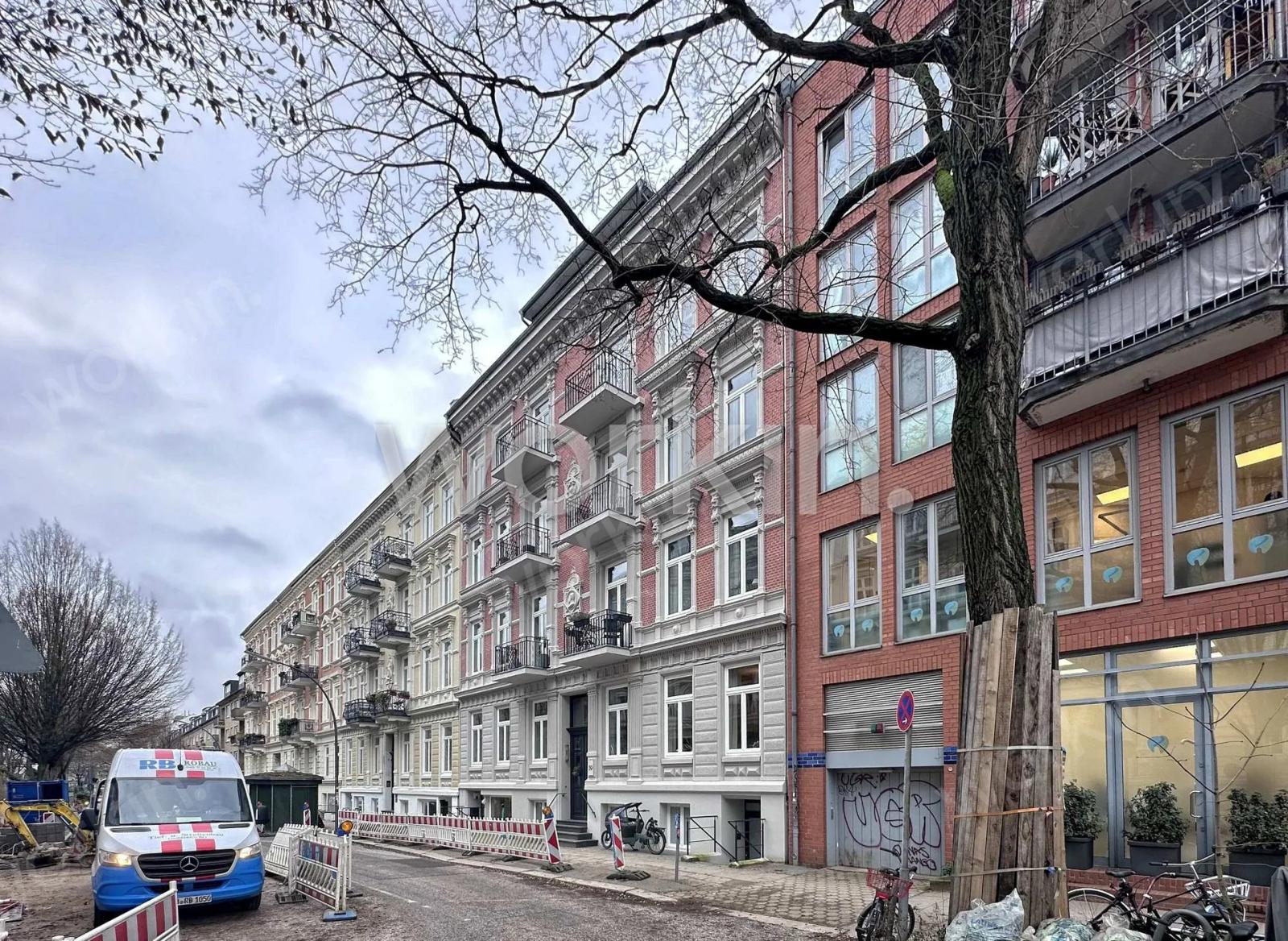 Büro mieten Hamburg-Rotherbaum: Rutschbahn, Rutschbahn 39. nahe Hallerstraße. Foto 1