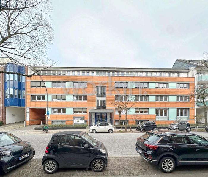 Büro mieten Hamburg-Uhlenhorst: Fleethaus Osterbekkanal, Hans-Henny-Jahnn-Weg 41-45. nahe Herderstraße