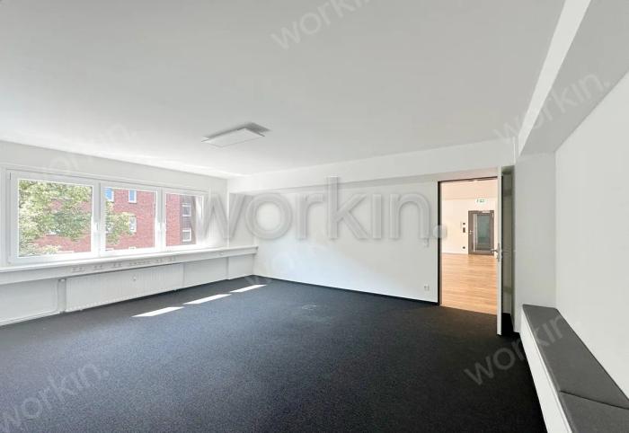 Büro mieten Hamburg-Uhlenhorst: Fleethaus Osterbekkanal, Hans-Henny-Jahnn-Weg 41-45. nahe Herderstraße. Foto 5