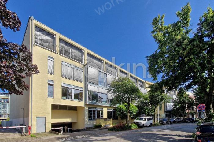 Büro mieten Hamburg-Uhlenhorst: FleetOffice Uhlenhorst, Hans-Henny-Jahnn-Weg 29. nahe Herderstraße